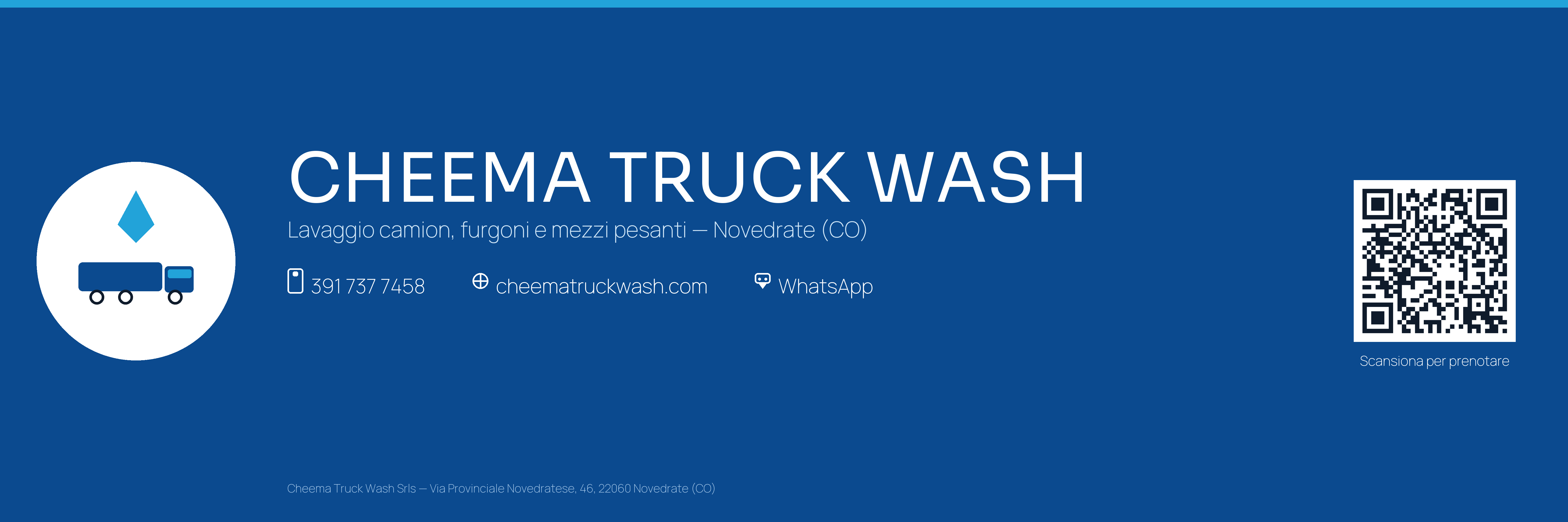 Adesivo per camion Cheema Truck Wash